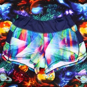 Athleta Colorful Running Shorts Size Small